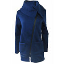 Winter Coat - Knitted Zipper Cotton blend Coat - Humble Ace