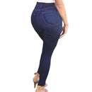 Womens Stone Washed High Waist Skinny Jeans - Humble Ace