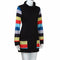 Womens Color Block Striped Blouse Long Sleeve - Humble Ace