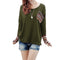 Women's Patchwork Casual Loose T-shirts - Humble Ace