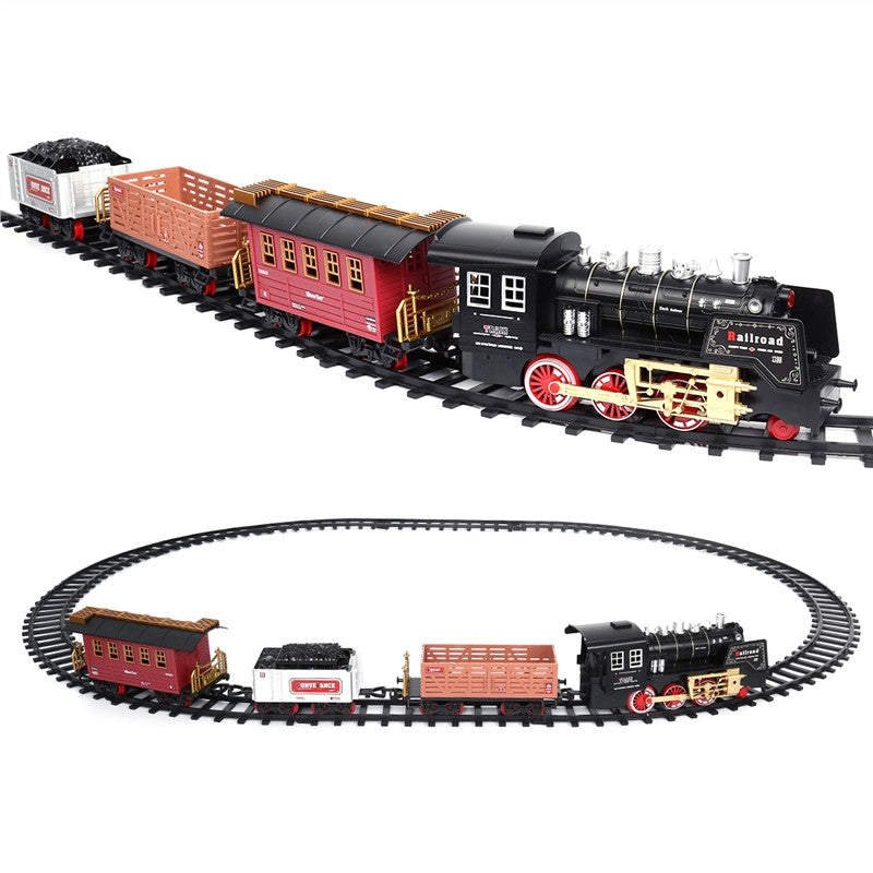 Classic Toy Train Set with Realistic Smoke and Sounds - Humble Ace