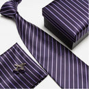 Men's necktie cuff links  and pocket square gift set - Humble Ace