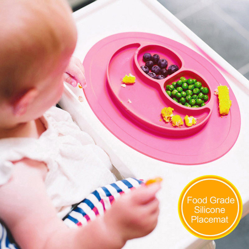 ezpz Mini Mat - One-piece silicone placemat - Humble Ace
