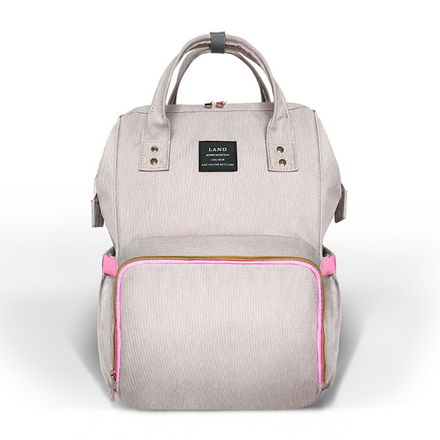 Multi function baby care waterproof diaper bag - Humble Ace