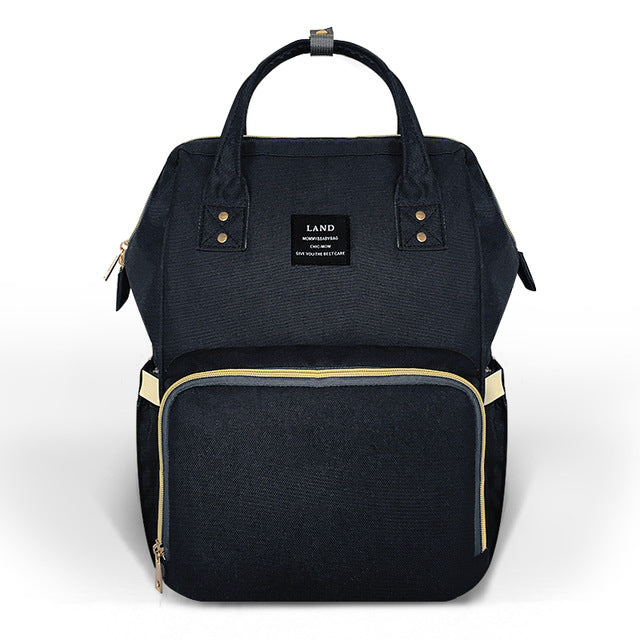 Multi function baby care waterproof diaper bag - Humble Ace