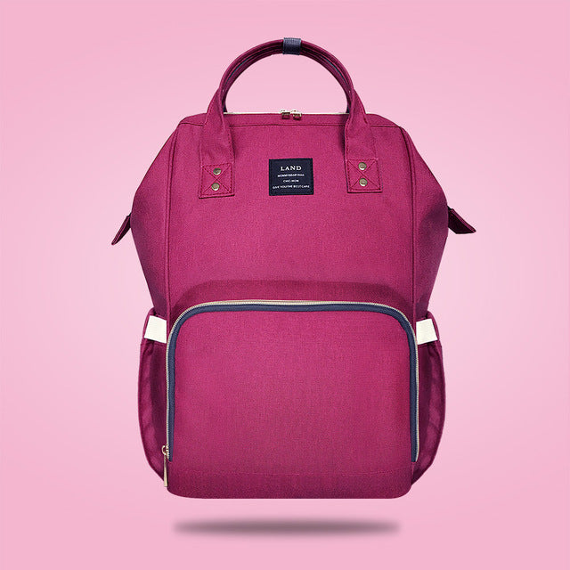 Multi function baby care waterproof diaper bag - Humble Ace