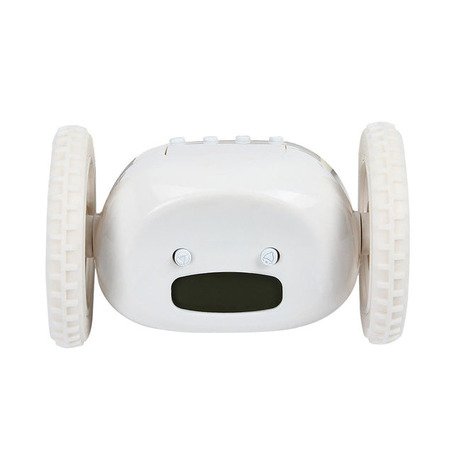 Running On Wheels Digital LCD Alarm Clock Chase the Alarm - Humble Ace
