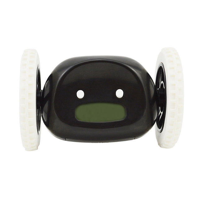 Running On Wheels Digital LCD Alarm Clock Chase the Alarm - Humble Ace