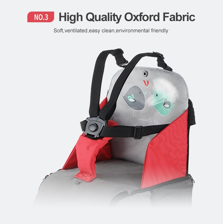 Portable Baby Booster Seat -Storage- multifunctional
